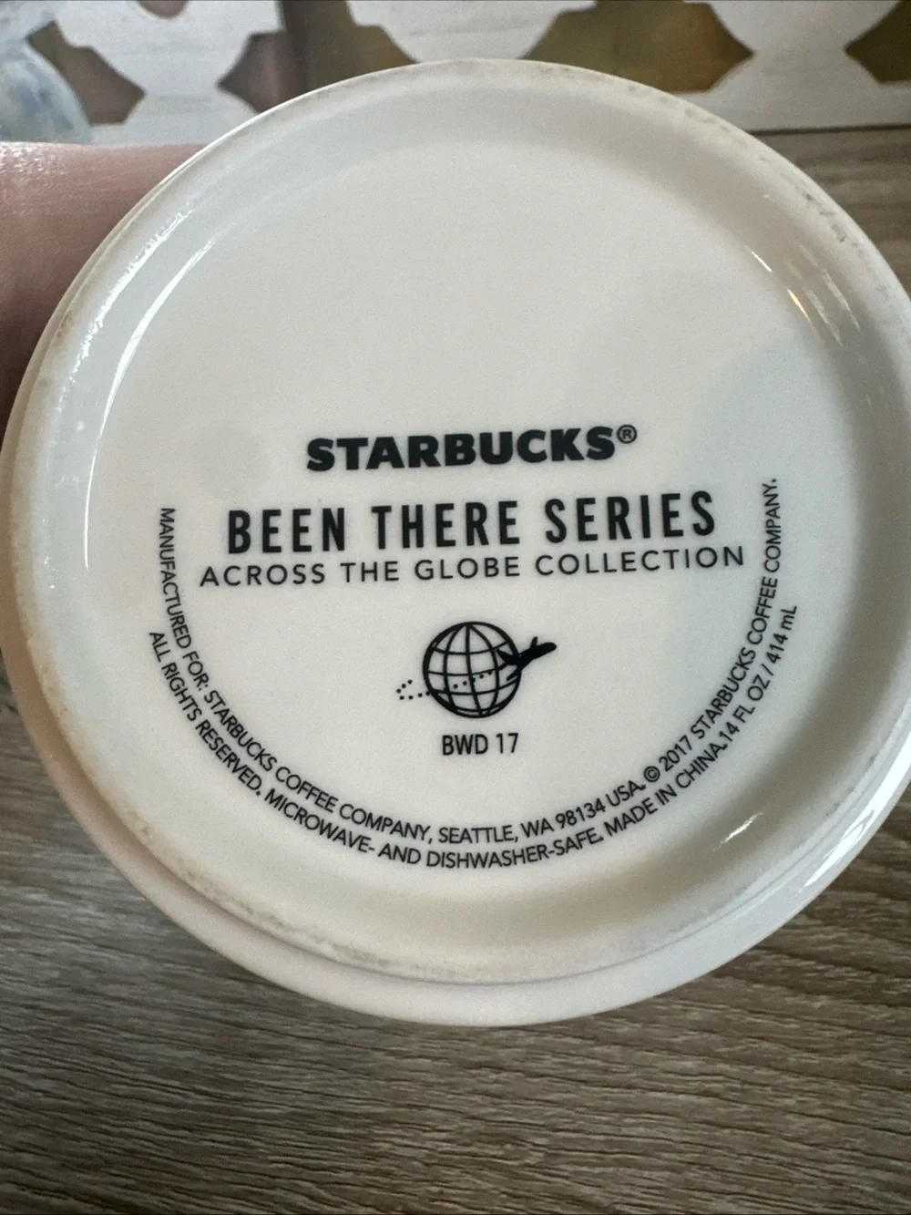 Starbucks white ceramic